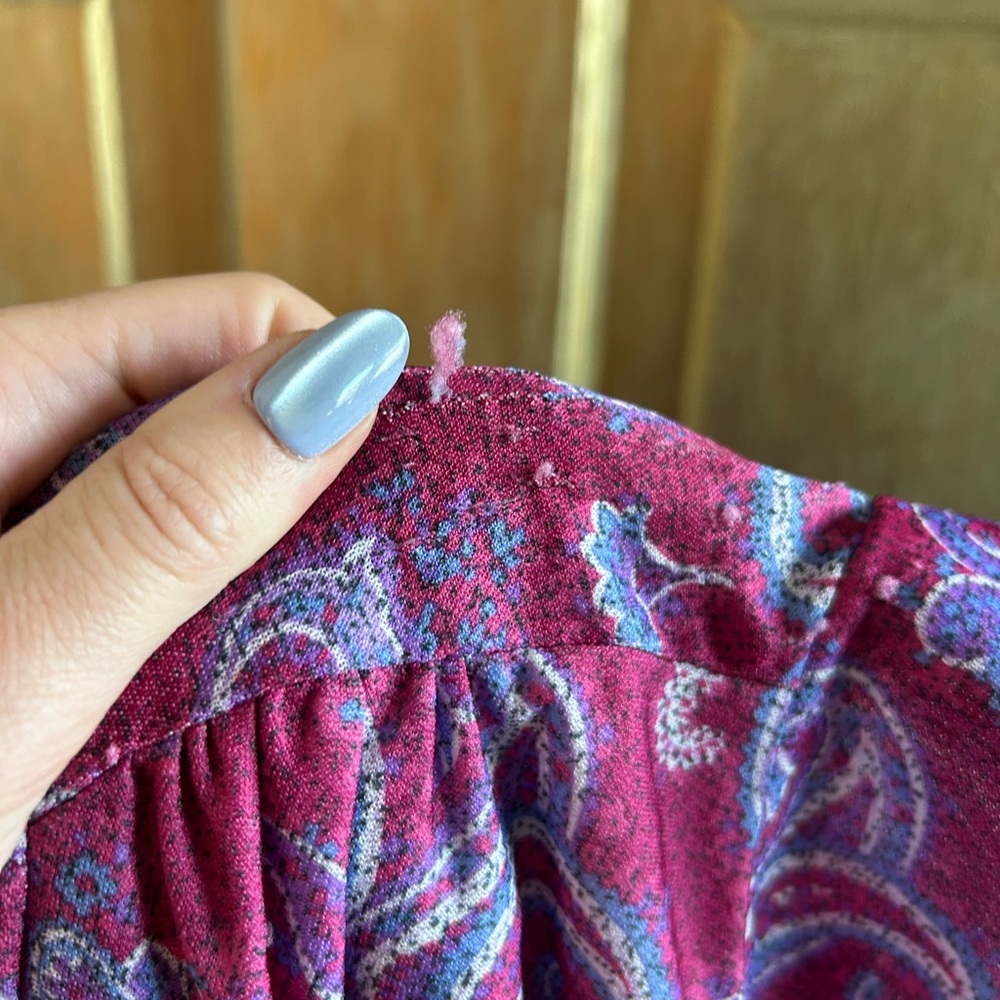 Vintage paisley‎ dress - Picture 7 of 8